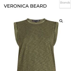 Veronica Beard Olive Muscle Tee